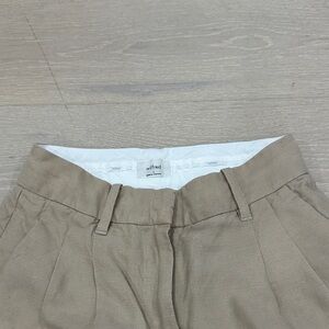 Wilfred Beige Pleated Pants